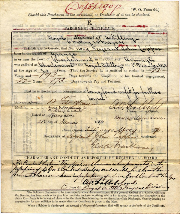 Parchment Certificate - larger