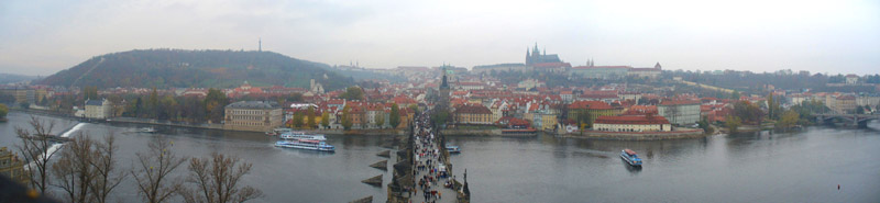 Anklicken zum Vergrern / Click for larger picture. Prag/Prague Panorama 11.2005