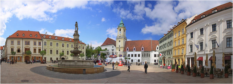 Hauptplatz und Altes Rathaus, Bratislava / Main Square and Old Town Hall, Bratislava