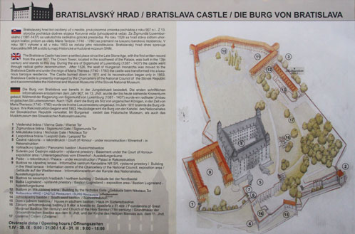 Plan des Burges / Plan of the castle
