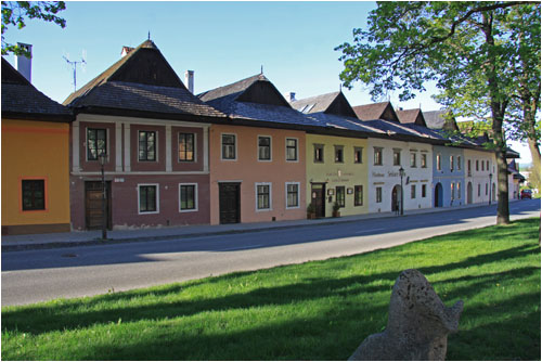 Huserreihe in Spisska Sobota / Row of houses in Spisska Sobota