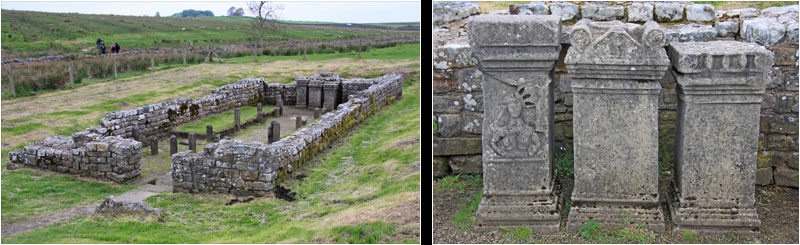 Mithrastempel / Mithras Temple, Carrawburgh, Hadrians Wall