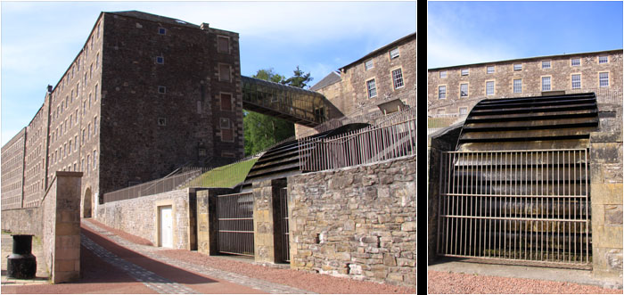 Mhle und Mhlrad / Mill and millwheel, New Lanark