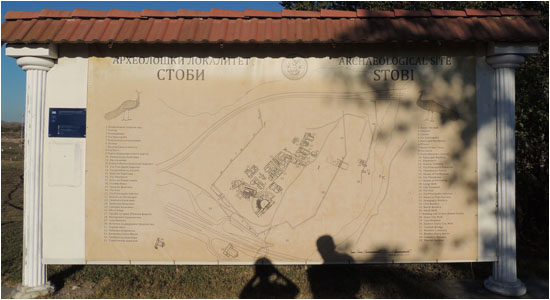 Plan von Stobi / Plan of Stobi