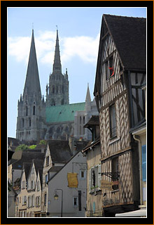 Chartres, Stadt und Kathedrale Town and Cathedral