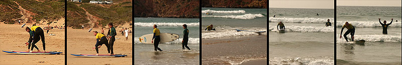 Anklicken zum Vergrößern / Click for larger picture. Windsurfer-Schule/School Algarve 5.2005
