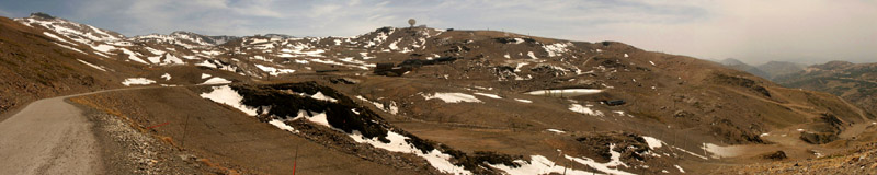 Anklicken zum Vergrößern / Click for larger picture. Sierra Nevada Panorama 5.2005