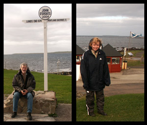 'We got to John o'Groats' pictures 24.9.04