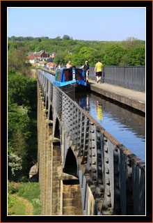 Aquädukt, Pontcysyllte, Nord-Wales /  Aqueduct, Pontcysyllte, North Wales